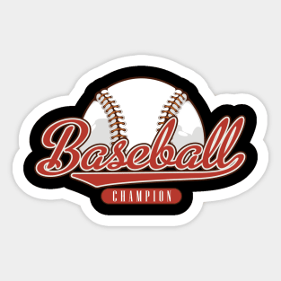 Baseball fan Sticker